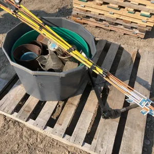 Tub of Hydroponics, Tubes, Accessories and Flag Poles