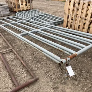(2) 16' 5 Bar 2W Swinging Gate 4' Tall
