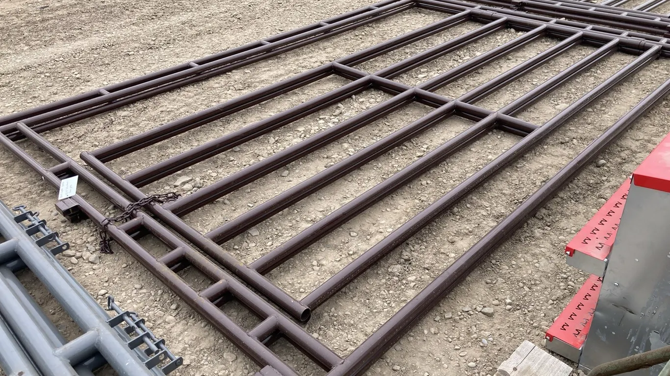 (2) 12' Medium Duty Double Frame Gates