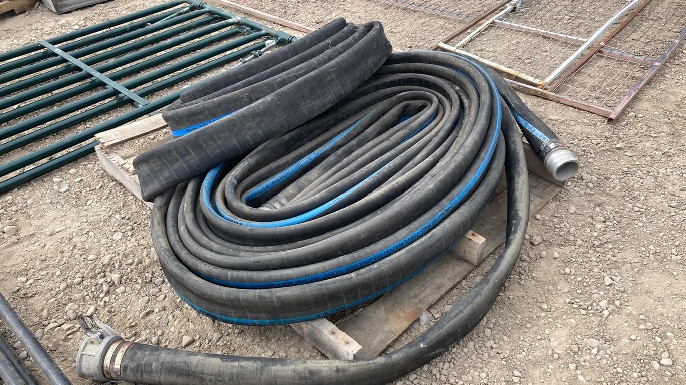 (2) Parker Series 7306E Water Discharge Hose