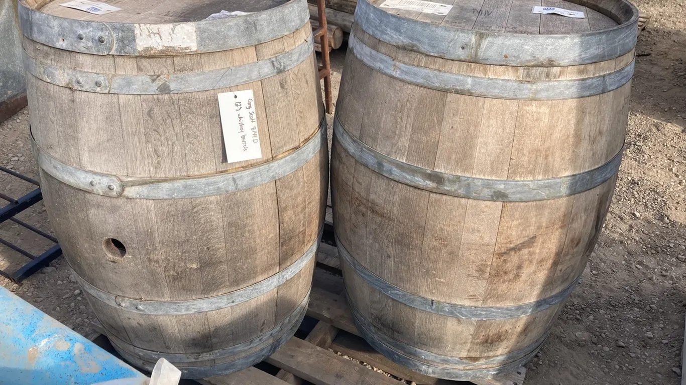 (2) Whiskey Barrels