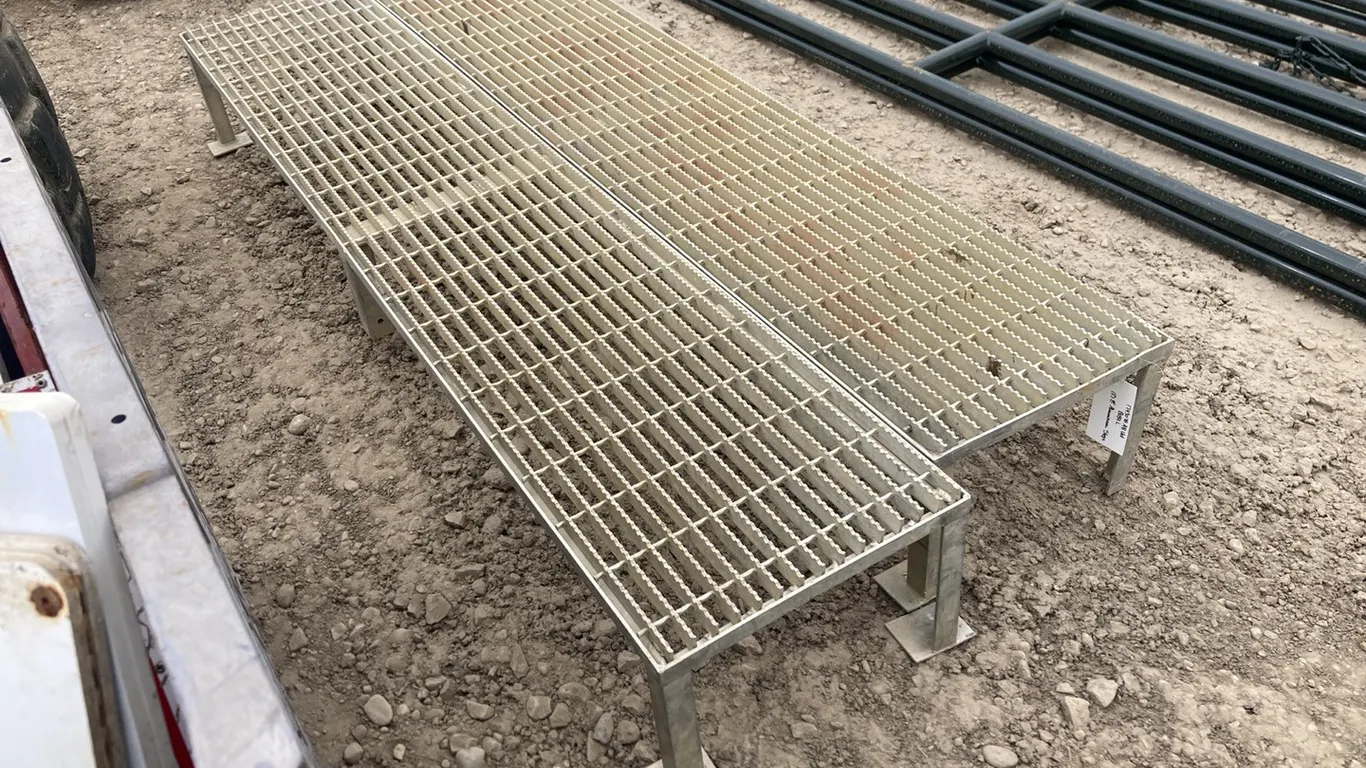 (2) 8' Aluminum Steps