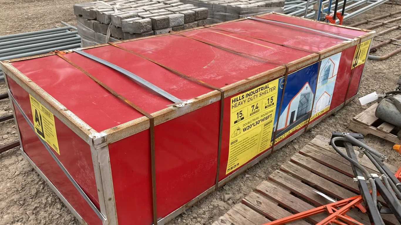 Industrial Tarp Shelter