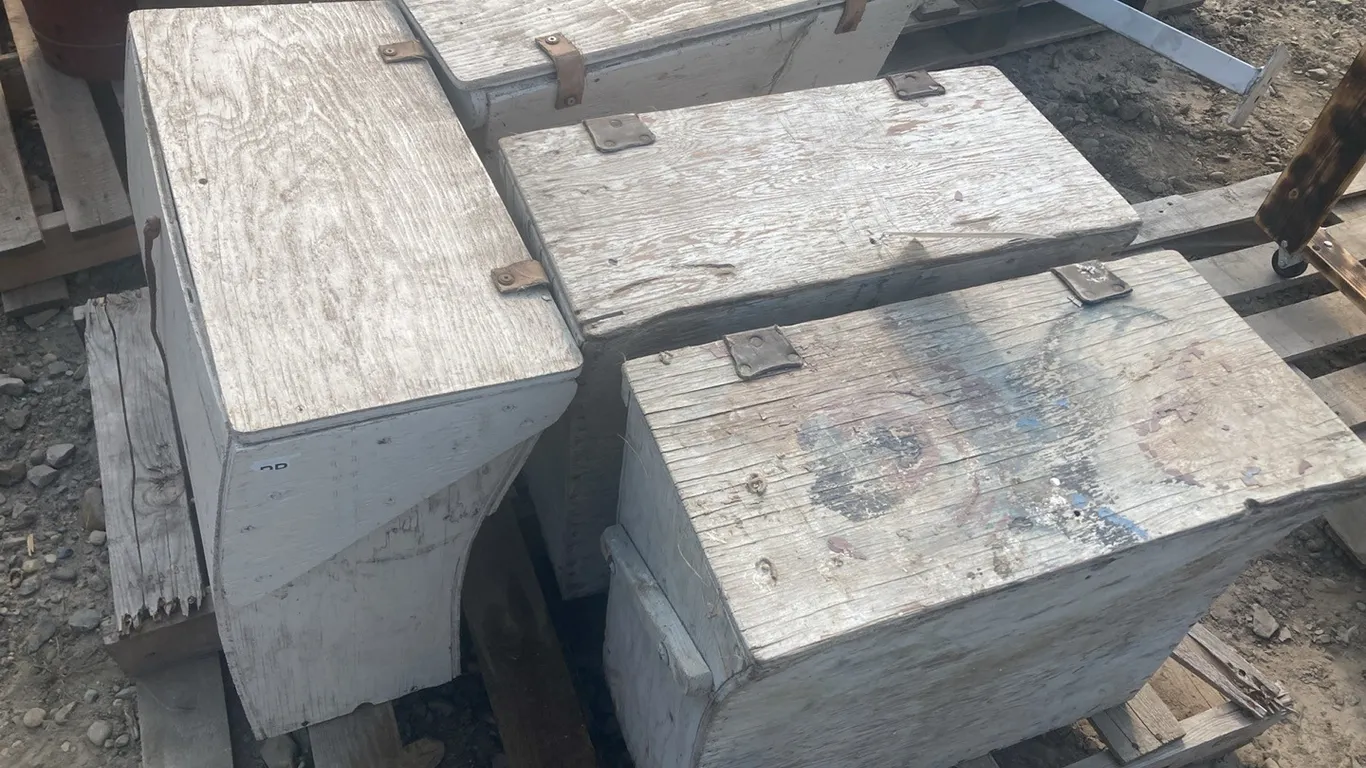 (2) Sets of Wooden Pack Boxes for Horses (4 total)