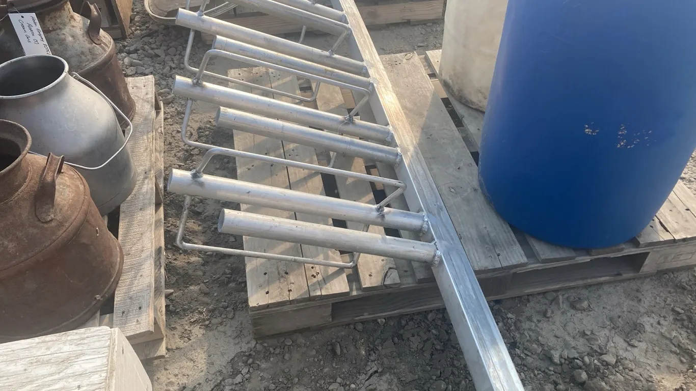 Saddle Rack Out of Horse Trailer