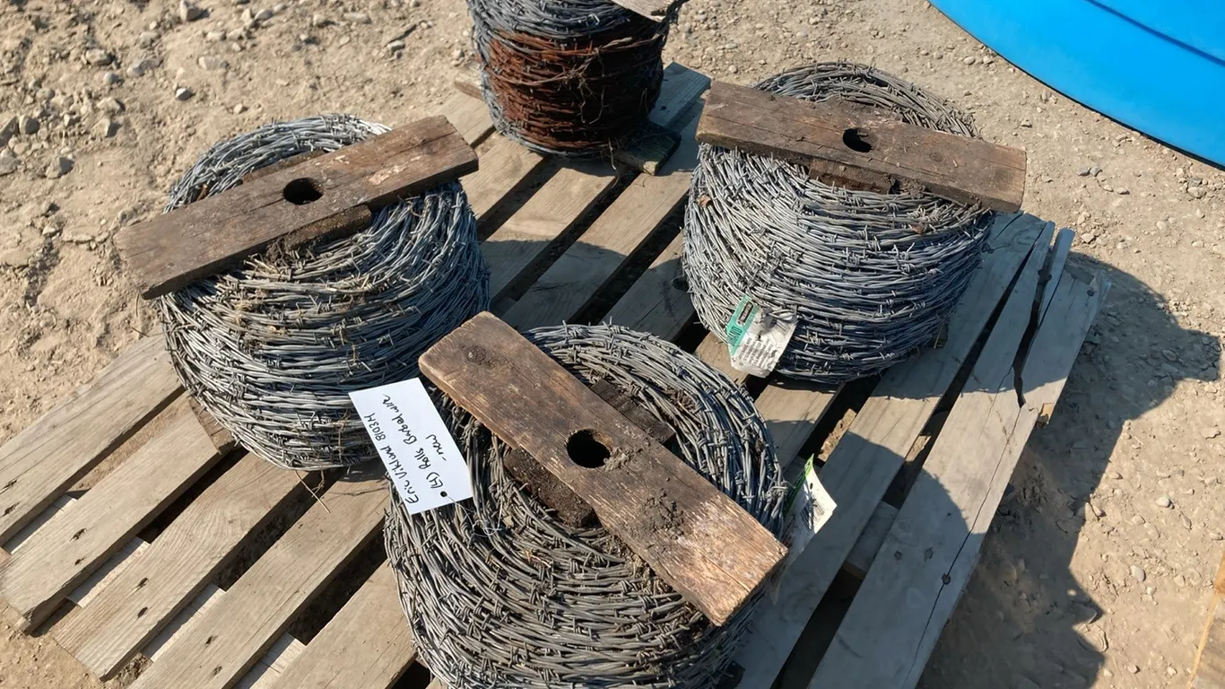 (4) Rolls Barbed Wire - New