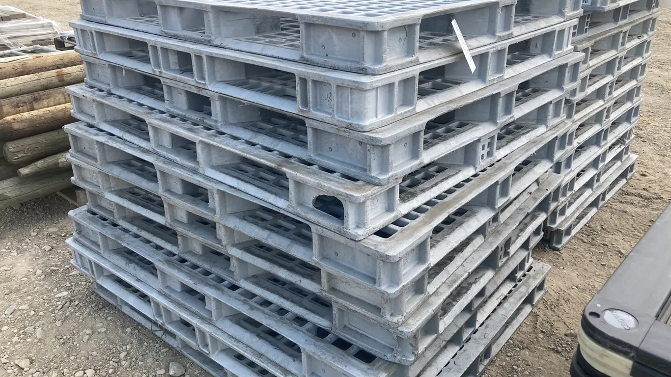 (10) Plastic 44"x56" Pallets