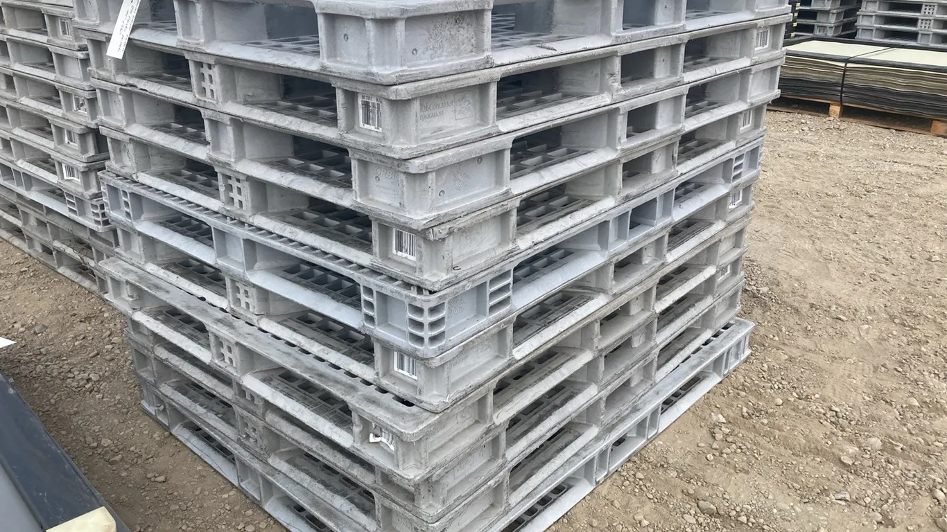 (10) Plastic 44"x56" Pallets
