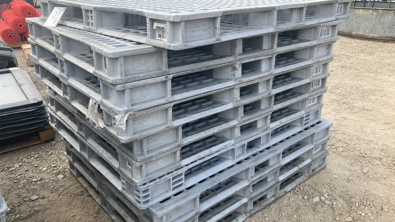 (10) Plastic 44"x56" Pallets