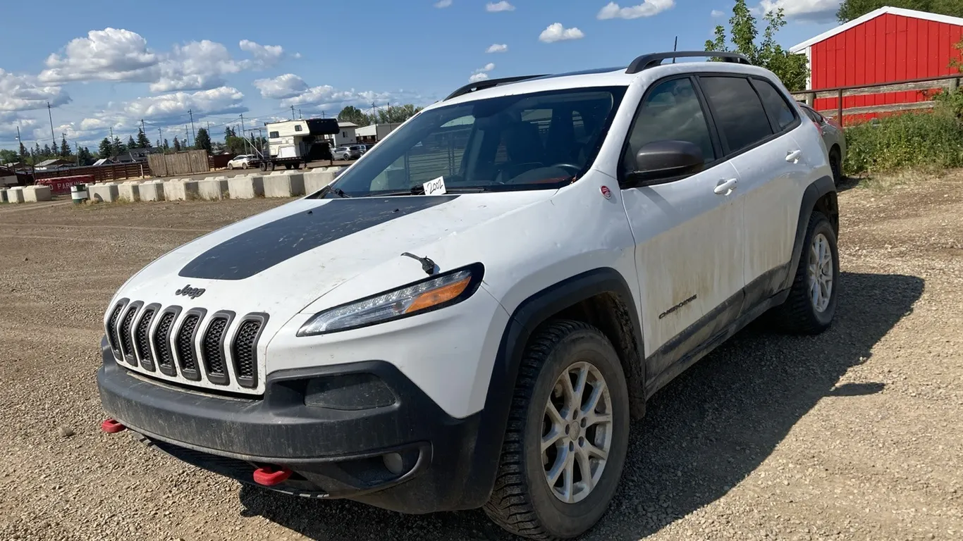 2017 Jeep Cherokee White VIN: 1C4PJMBS5HW558548