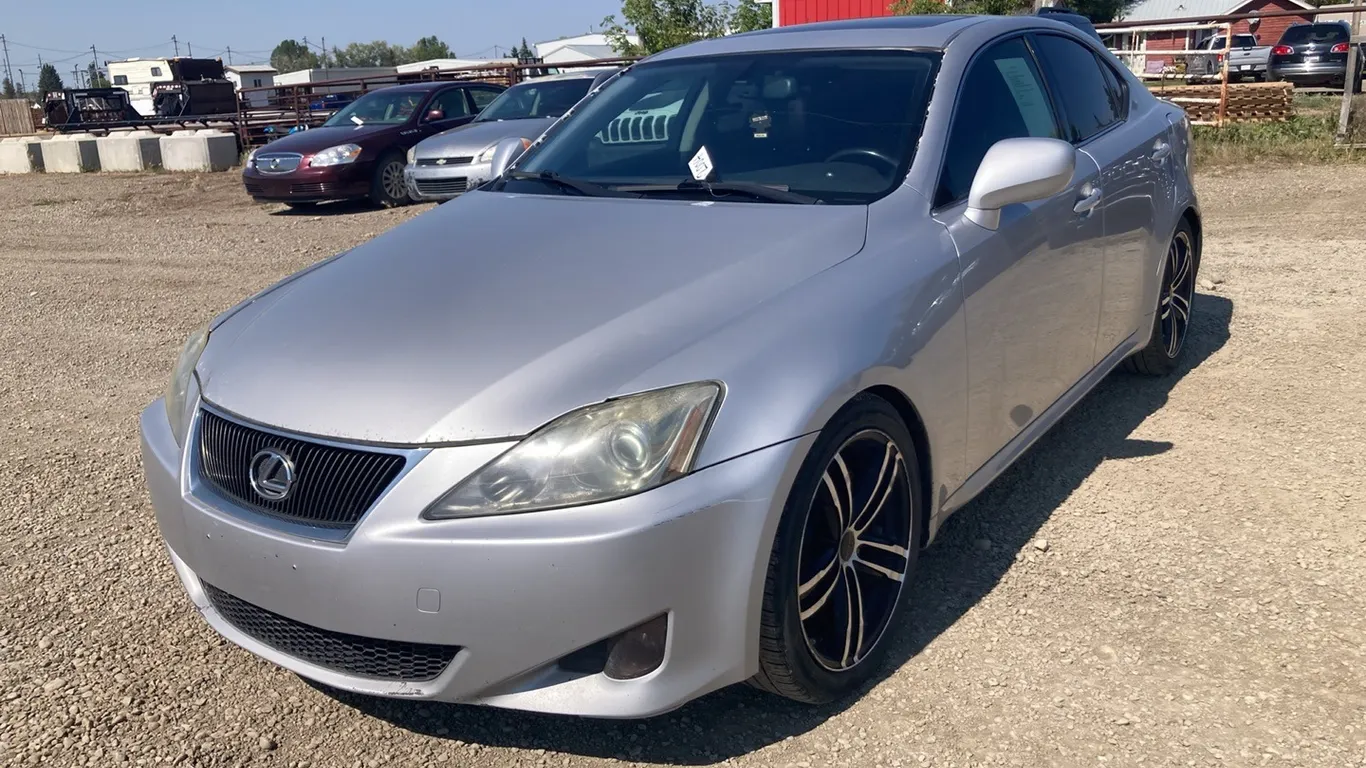 2007 Lexus IS250 Grey Car VIN: JTHBK262772023702