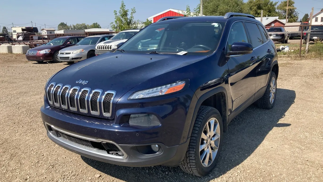 2014 Jeep Cherokee Limited Blue SUV VIN: 1C4PJMDS5EW115857