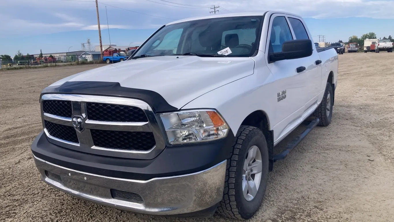 2017 Dodge Ram 1500 White Truck, VIN: 1C6RR7KG0HS863145