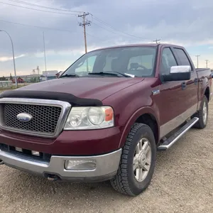 2004 Ford F150 Lariat Maroon Truck VIN: 1FTPW14534KD22571