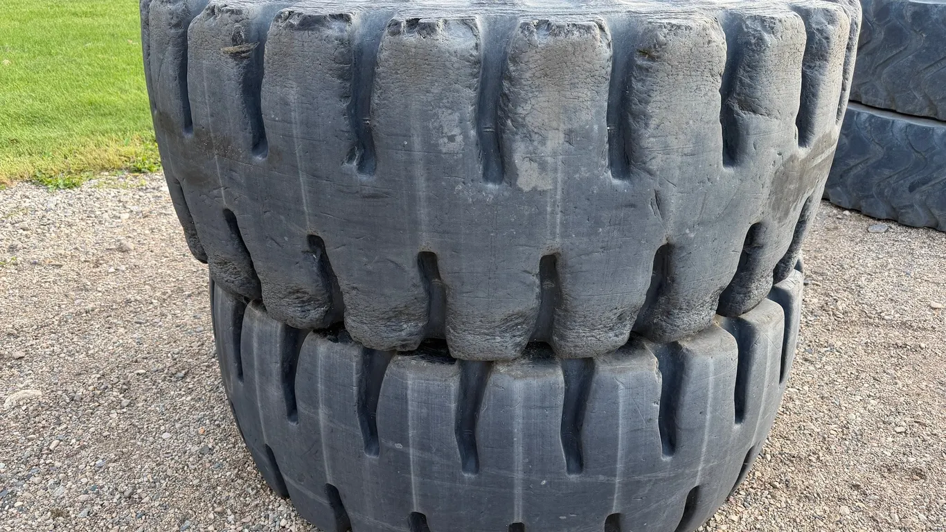 (2) 23.5 x 25 Yokohama Rock Loader Tire