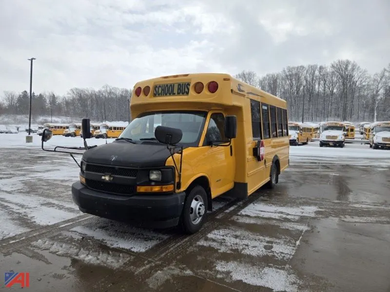 2017 Chevy Express G4500 Mini School Bus