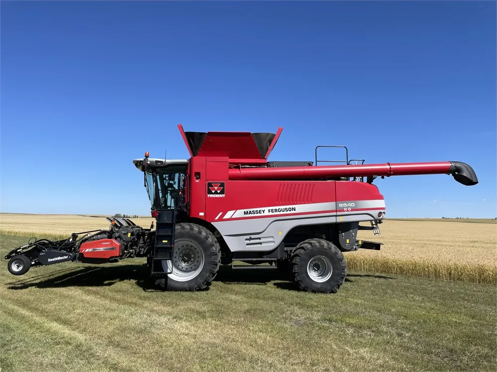 2014 MASSEY FERGUSON 9540 Combine w/ Pickup Header, Shedded