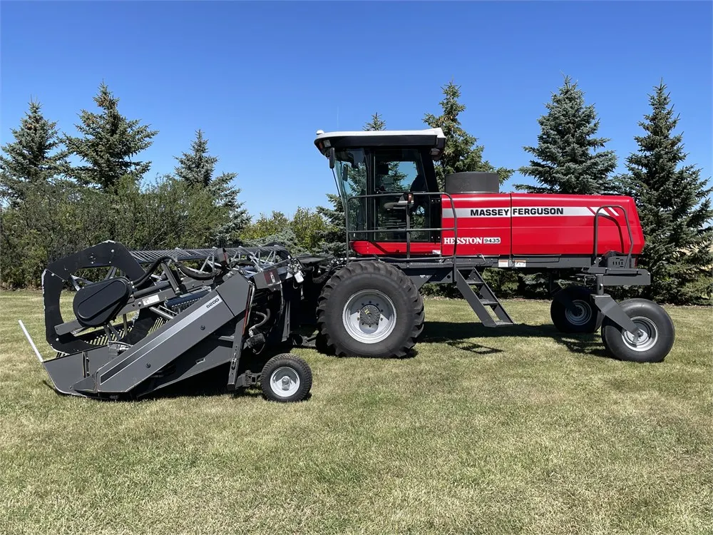 2011 MASSEY FERGUSON 9435 Swather, ONLY 681 Hours, Shedded