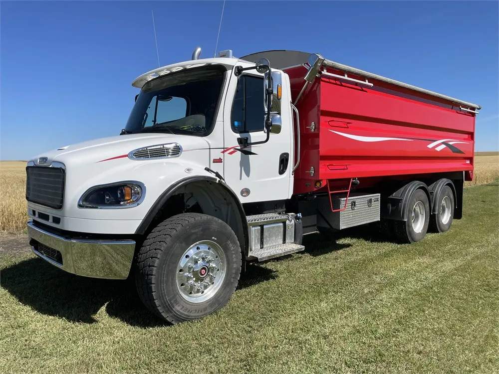 2020 FREIGHTLINER M2-106 t/a Grain Truck w/ 20 Ft. Steel Box, ONLY 25,000 KM.