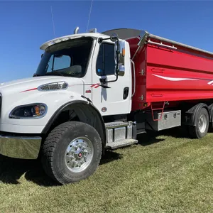 2020 FREIGHTLINER M2-106 t/a Grain Truck w/ 20 Ft. Steel Box, ONLY 25,000 KM.