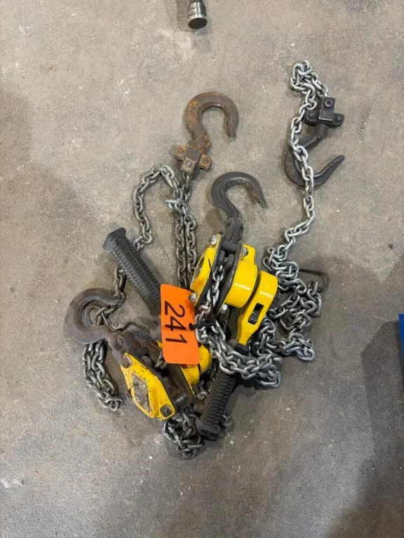 2- small chain hoist