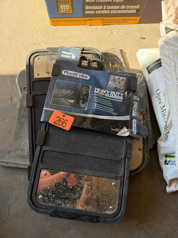 Assortment of mud flaps