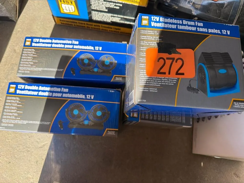 Automotive 12 volt fans