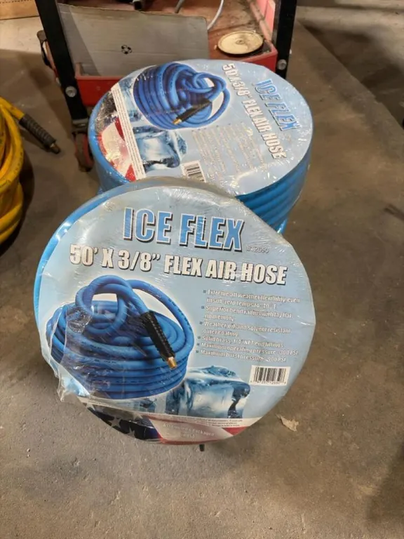 3- 50’x3/8” Flex air hose (new)