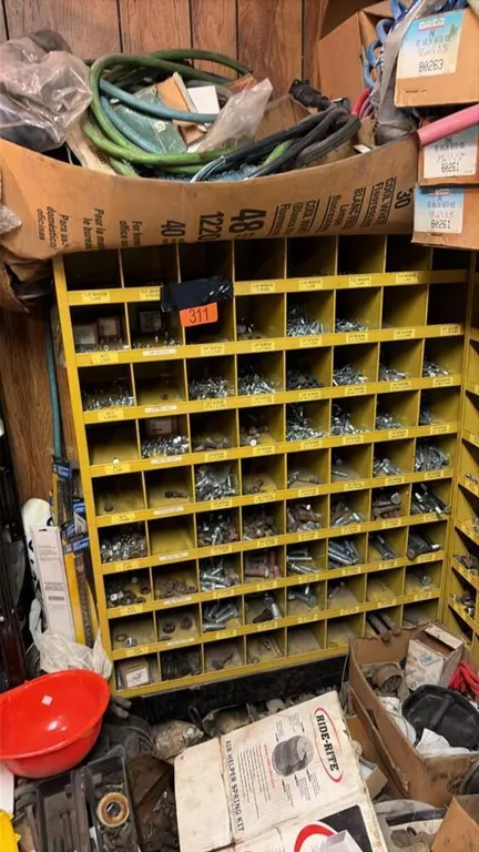 Bolt bin(contents included)