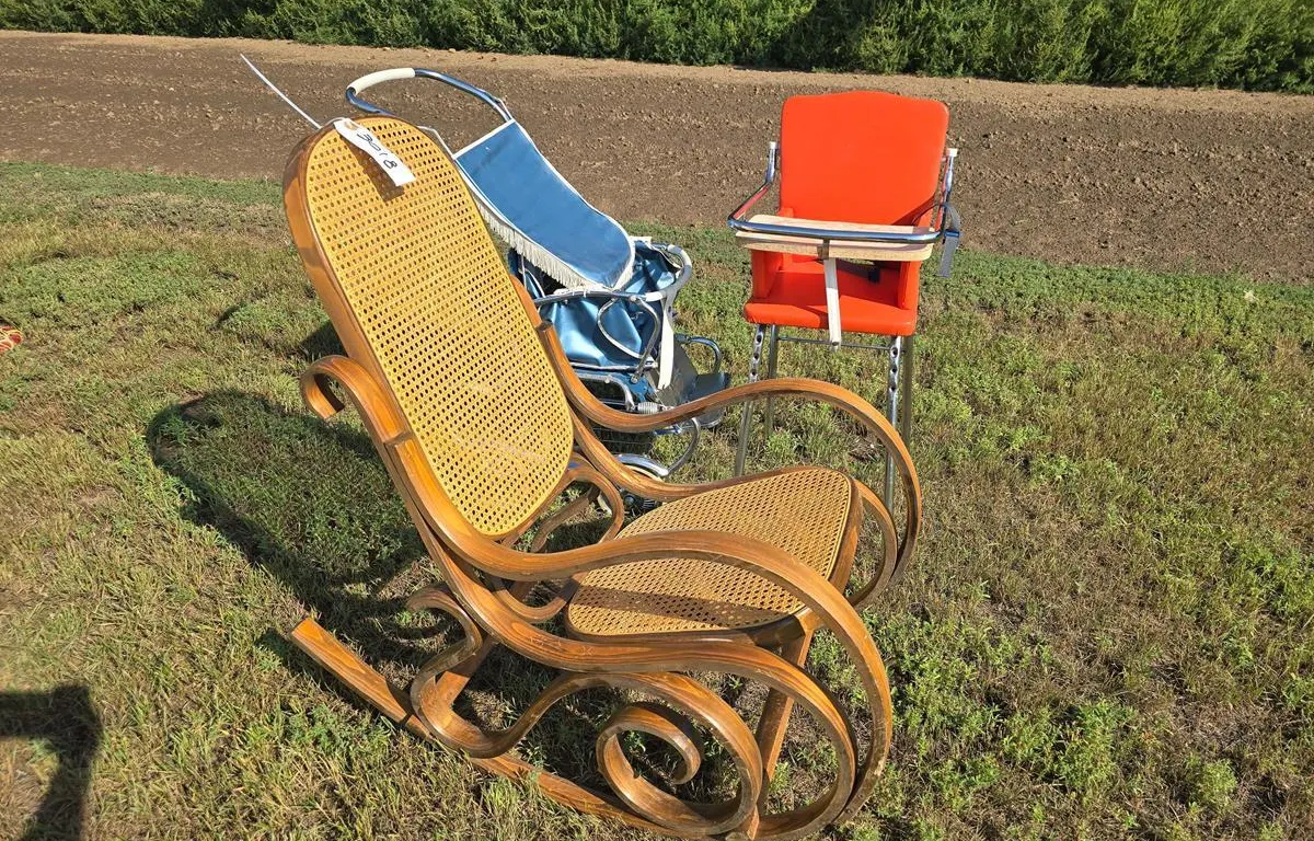 Antique Rocking Chair, Stroller and High Chair
UNRESERVED