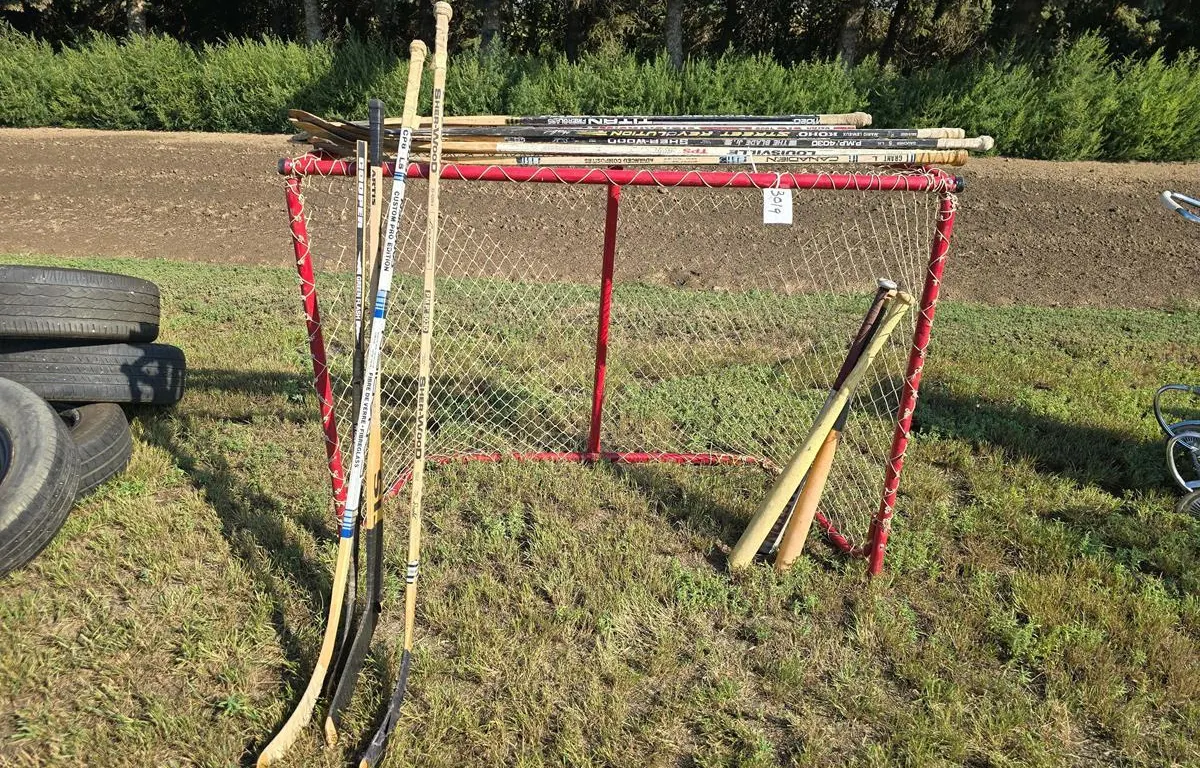 Hockey Sticks, Goal Net and Sleigh
UNRESERVED