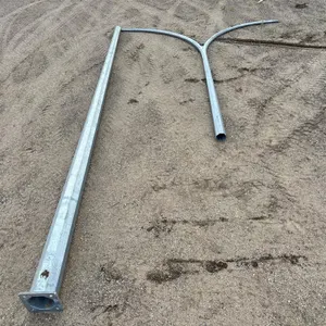 Galvanized Steel Street Light Post - Must Take 4 Times the Bid Price
 UNRESERVED