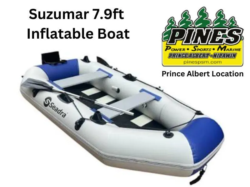 Suzumar Inflatable Boat from Pines Power Sports Marine, Prince Albert (Retail Value $699)