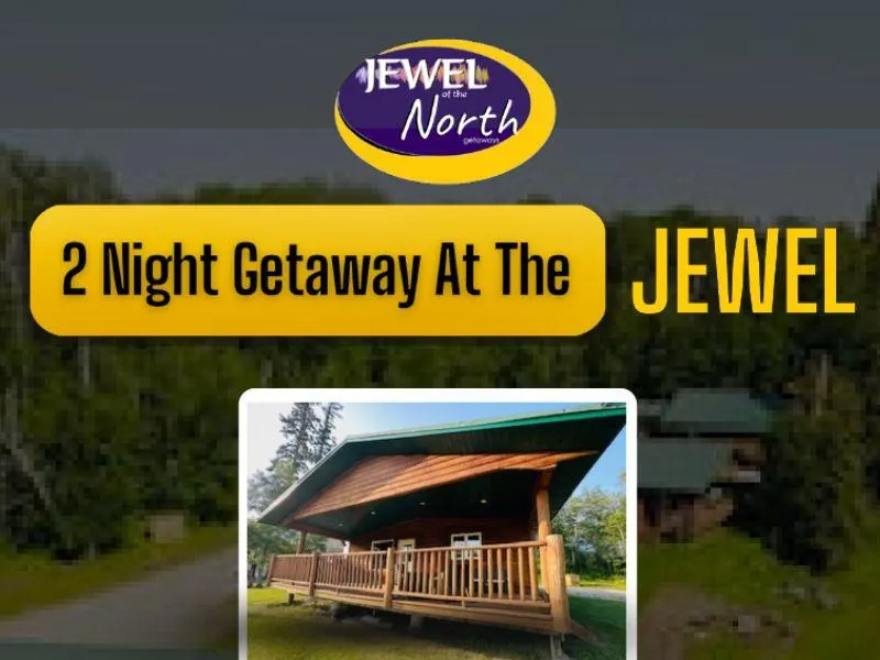 2 Night Getaway for 2 at Jewel of the North, Christopher/Emma Lake Region (Retail Value $790)