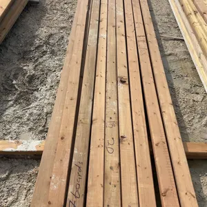 17 2 × 4 × 14ft boards Brown Pressure Treated Lumber