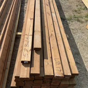 57 Brown Pressure Treated Lumber 2 × 4 × 14ft Boards