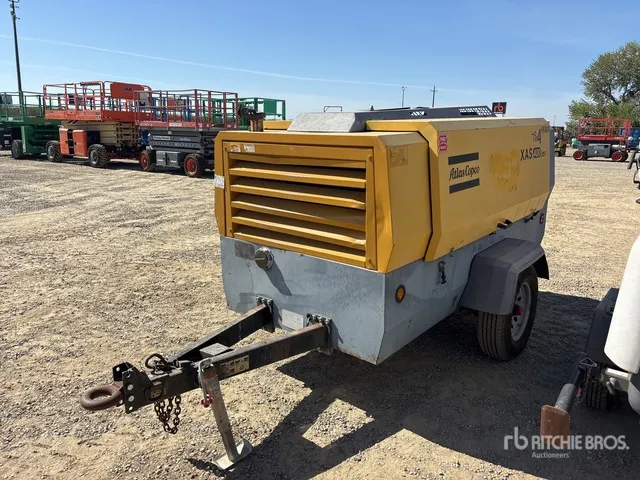 2014 Atlas Copco XAS400JD7 Mobile Air Compressor
