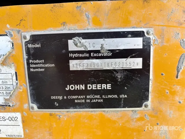 2021 John Deere 345G LC Tracked Excavator