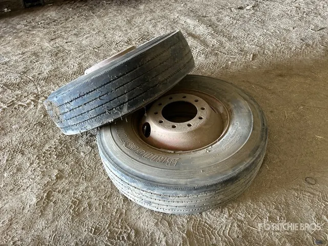 Quantity of (2) Bridgestone 295/80R22.5 Tires