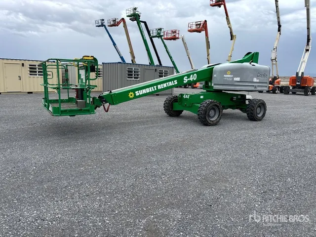 2017 Genie S40 2WD Diesel Telescopic Boom Lift