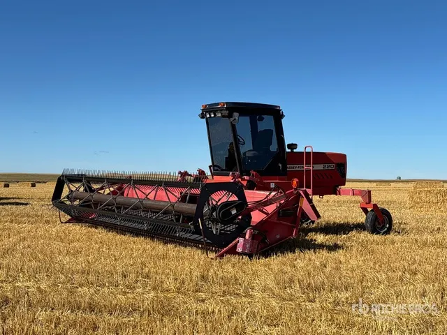 1996 Massey Ferguson 220 26 ft Swather Windrower