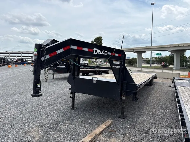 2026 Delco Trailers 40 ft T/A Gooseneck Equipment Trailer