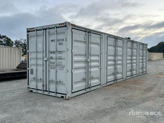 2026 40 ft High Cube Multi-Door Storage Container