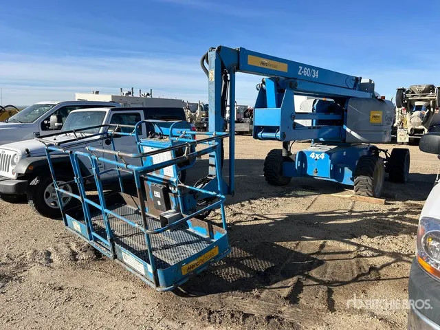 2014 Genie Z60/34 4WD Diesel Articulating Boom Lift (Inoperable)