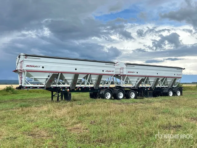 2021 Haul-All 27 ft Tri/A Super B-Train Lead Grain Trailer