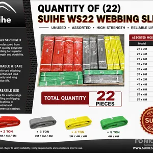 Quantity of (22) 2026 Suihe WS22 Web Sling (Unused)