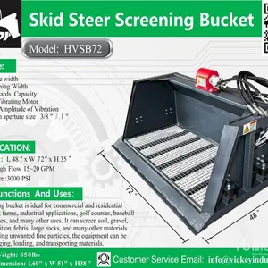 2026 Handy HVSB72 Skid Steer Screening Bucket (Unused)