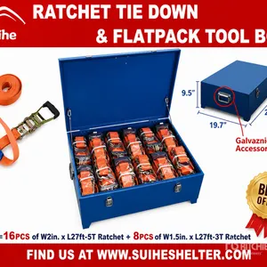 Quantity of (24) 2026 Suihe R24 Ratchet Straps (Unused)