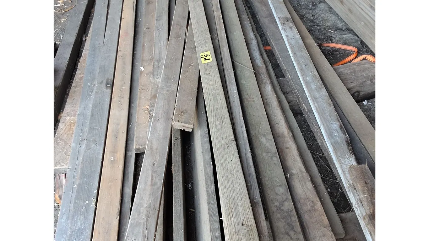 (2) Piles of Assorted Lumber- 2x4s,4x4s,2x6s