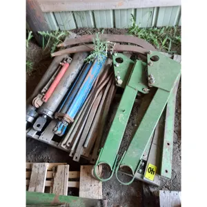 JD 148 Loader Grapple arms and Tines,  Hydraulic Rams, Several Spikes